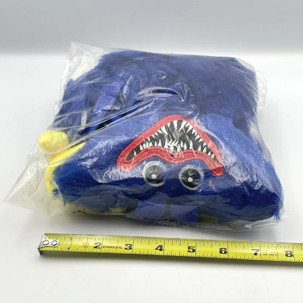 Poppy Playtime Huggy Wuggy Plush Backpack Blue Monster Bag‎ New Sealed